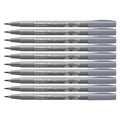 Staedtler Pigment Arts Brush Pen Cool Grey Medium Box 10 371-87