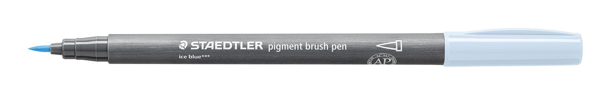 Staedtler Pigment Arts Brush Pen Ice Blue Pack 10 371-310