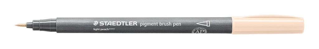 Staedtler Pigment Arts Brush Pen Light Peach Box 10 371-431