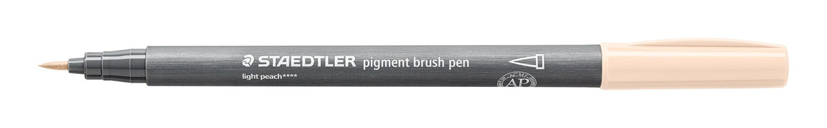 Staedtler Pigment Arts Brush Pen Light Peach Box 10 371-431