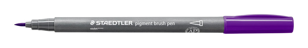 Staedtler Pigment Arts Brush Pen Violet Pack 10 371-6