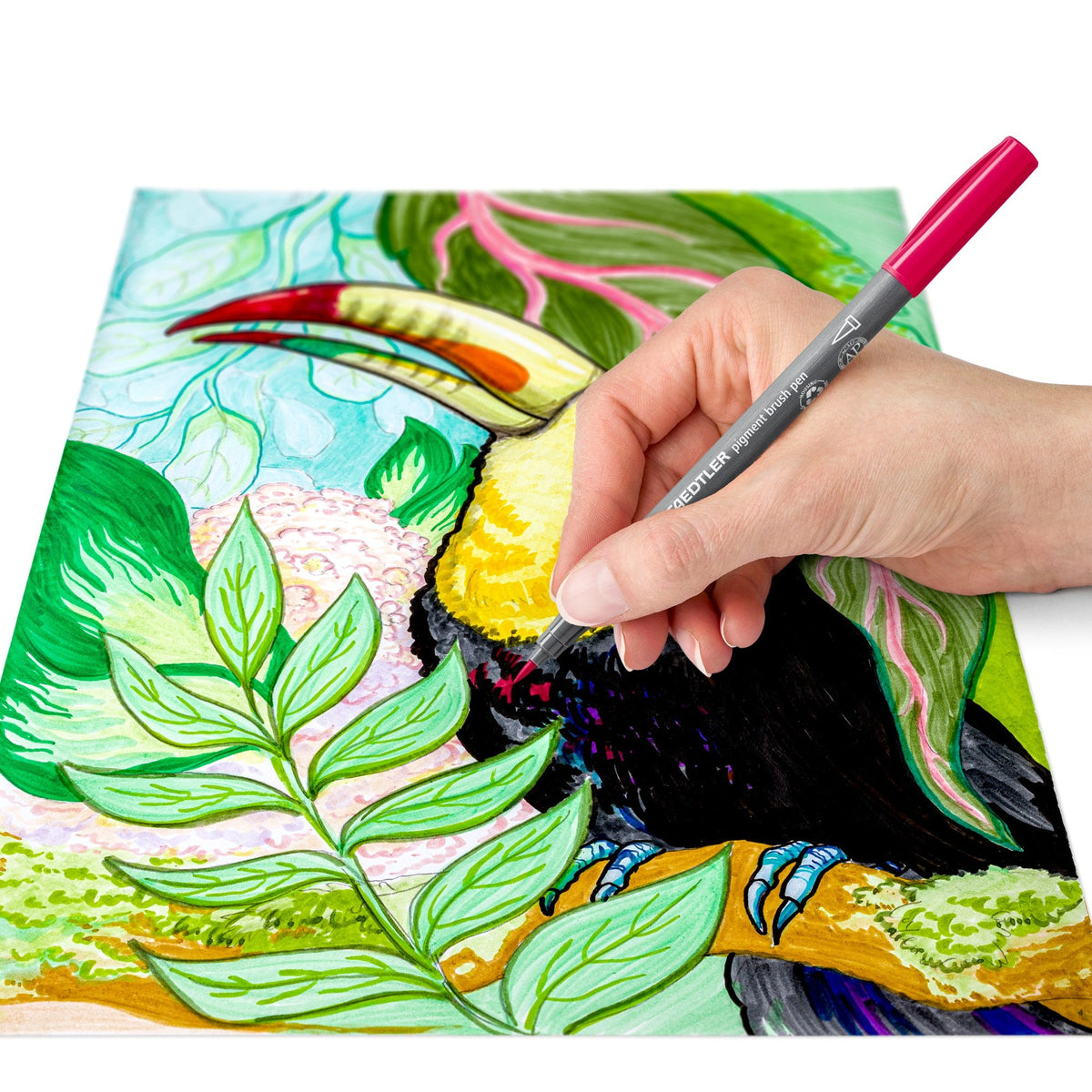 Staedtler Pigment Arts Brush Pen Assorted Pack 60 371 C60