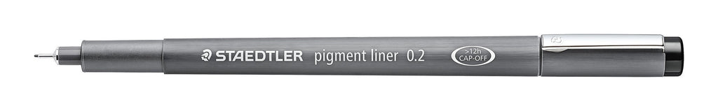 Staedtler Pigment Liner 0.2mm Black Box 10 308 02-9