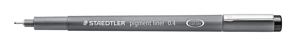 Staedtler Pigment Liner 0.4mm Black Box 10 308 04-9