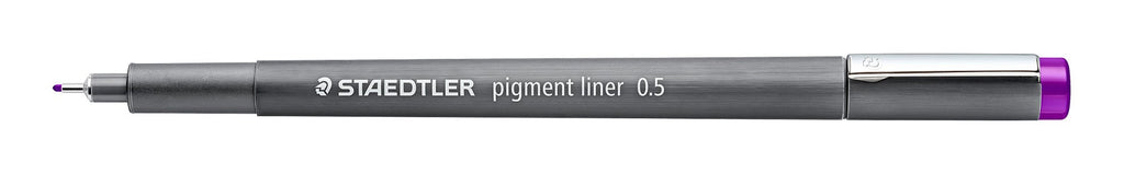 Staedtler Pigment Liner 0.5mm Violet Box 10 308 05-6