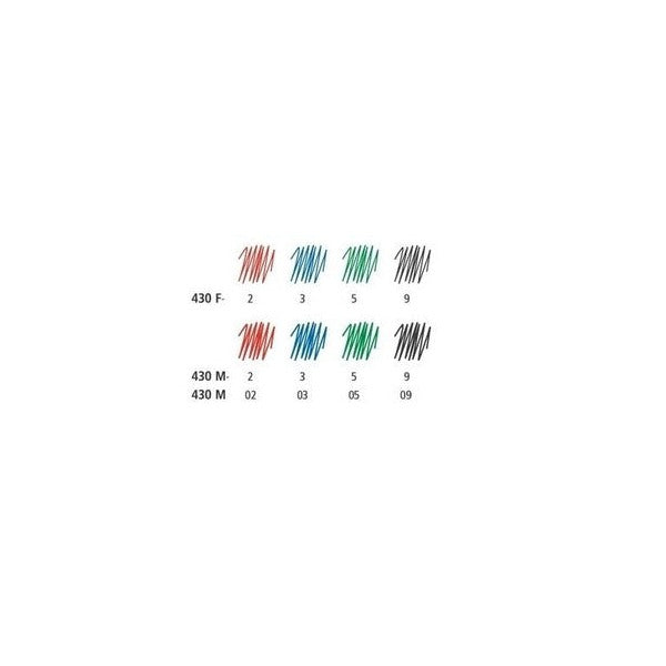 Staedtler Stick 430 Ballpoint Assorted 10 Packs of 6 430MA-SPB6