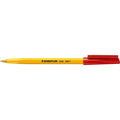 Staedtler Stick 430 Ballpoint Pen Fine Red Box 10 430FA-2