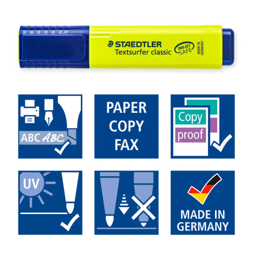 Staedtler Textsurfer Classic Highlighter Green Box 10 364-5