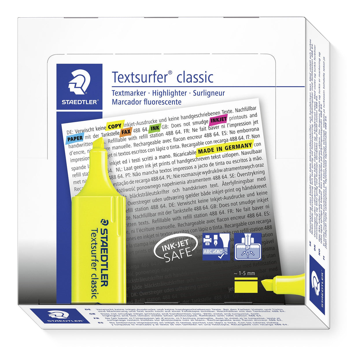 Staedtler 364-1 Textsurfer Classic Highlighter Yellow