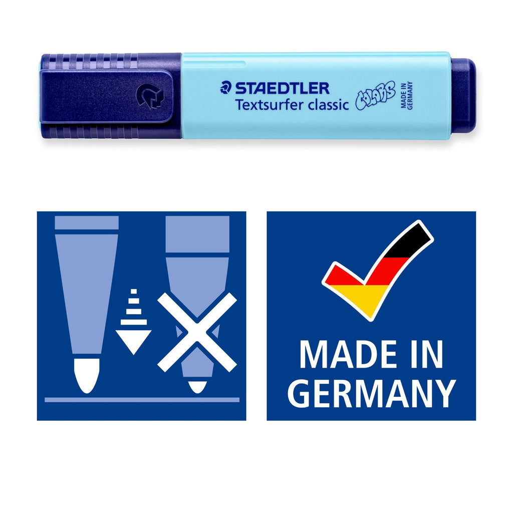 Staedtler Textsurfer Classic Highlighter Pastel Wallet 4 364 CWP4PA