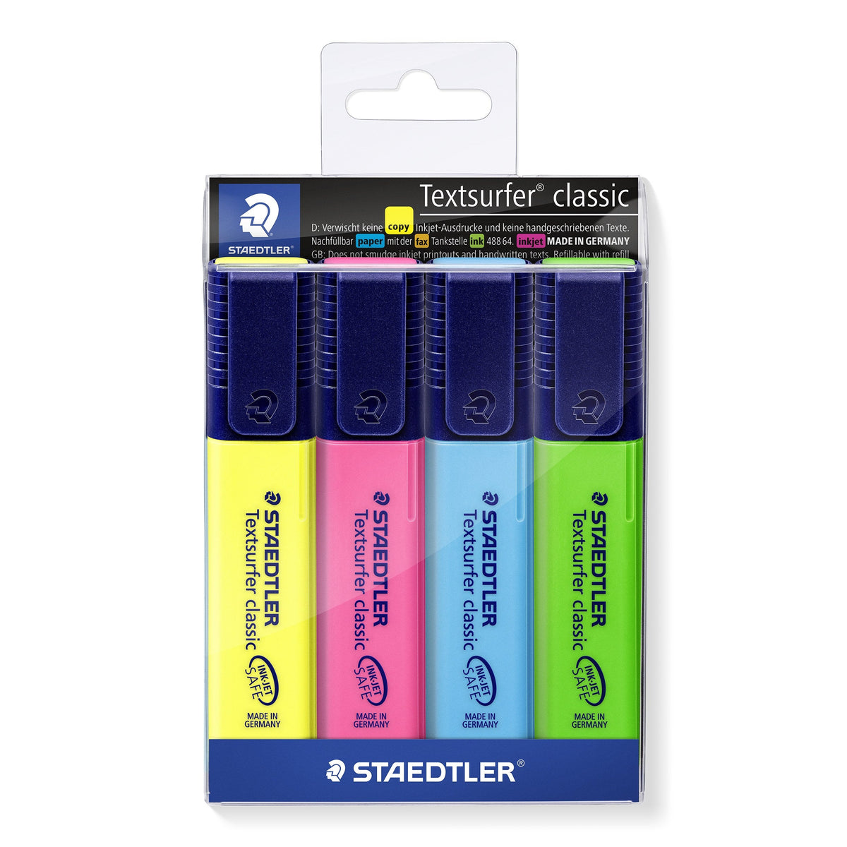 Staedtler 364 WP4 Textsurfer Classic Highlighters Wallet 4