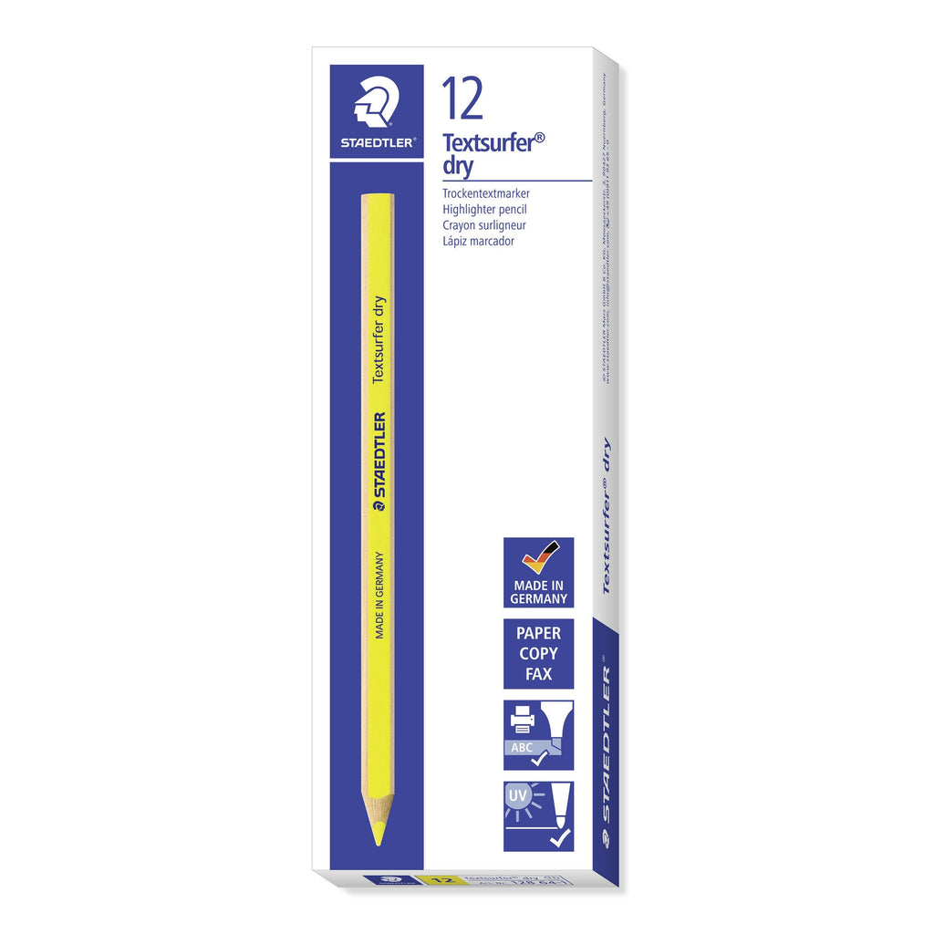 Staedtler Textsurfer Dry Highlighter Pencil Pink Box 12 128 64-23