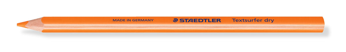 Staedtler Textsurfer Dry Highlighter Pencil Orange Box 12 128 64-4