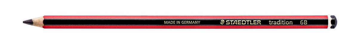 Staedtler Tradition Graphite Pencil 6B Pack 3 110-6B BK3