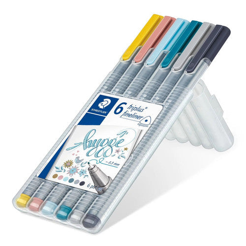 Staedtler Triplus Fineliner Assorted Wallet 6 334SB6CS12