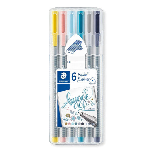 Staedtler Triplus Fineliner Assorted Wallet 6 334SB6CS12