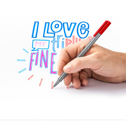 Staedtler Triplus Fineliner Neon Red Box 10 334-201