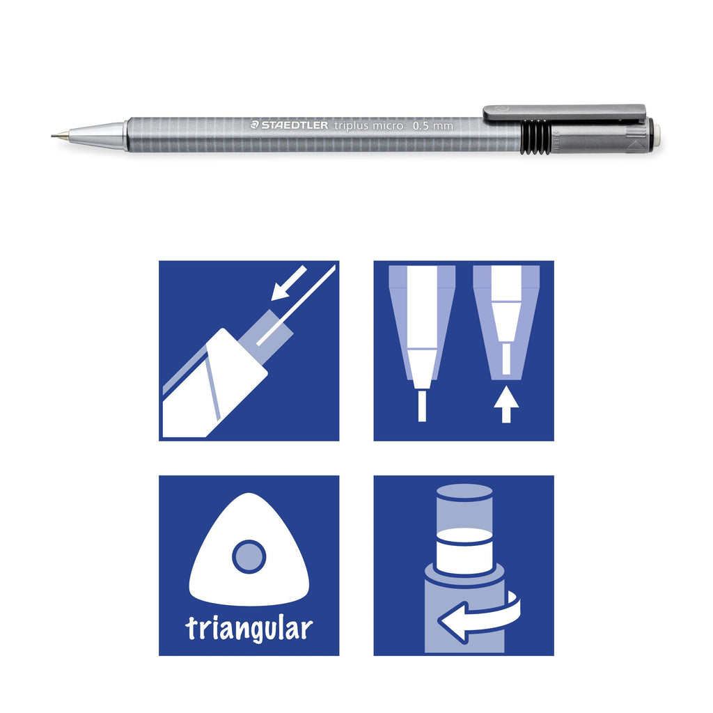 Staedtler Triplus Micro Mechanical Pencil 0.5mm Box 10 774 25