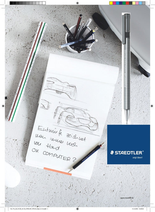 Staedtler Triplus Micro Mechanical Pencil 0.7mm Box 10 774 27