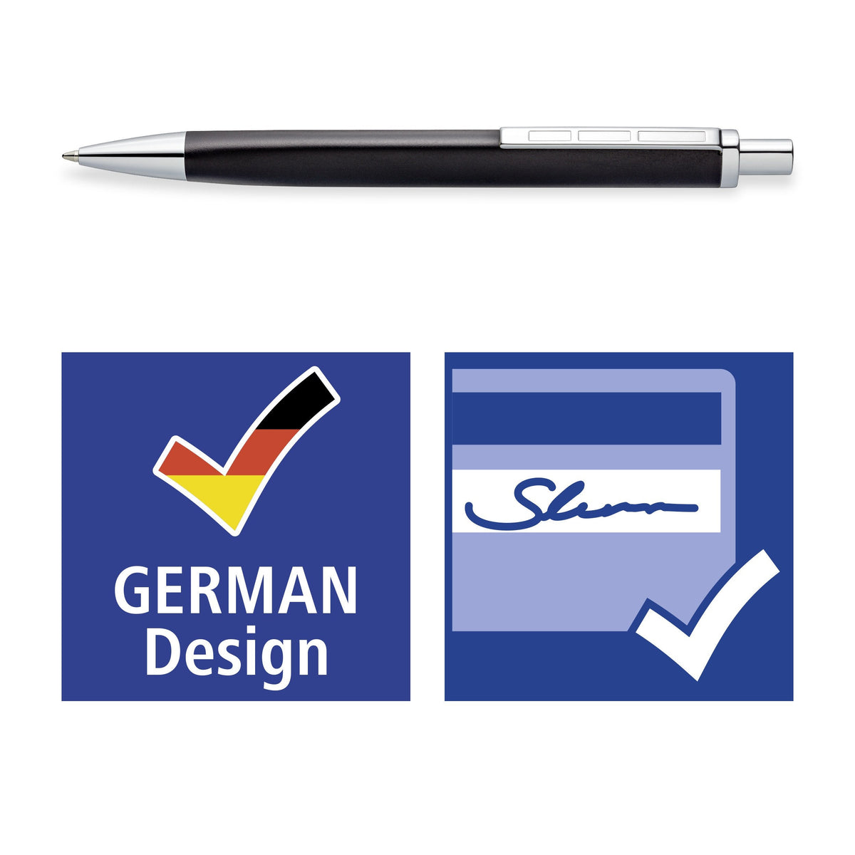 Staedtler Triplus Premium Retractable Ballpoint Pen Anthracite 444 M09-3
