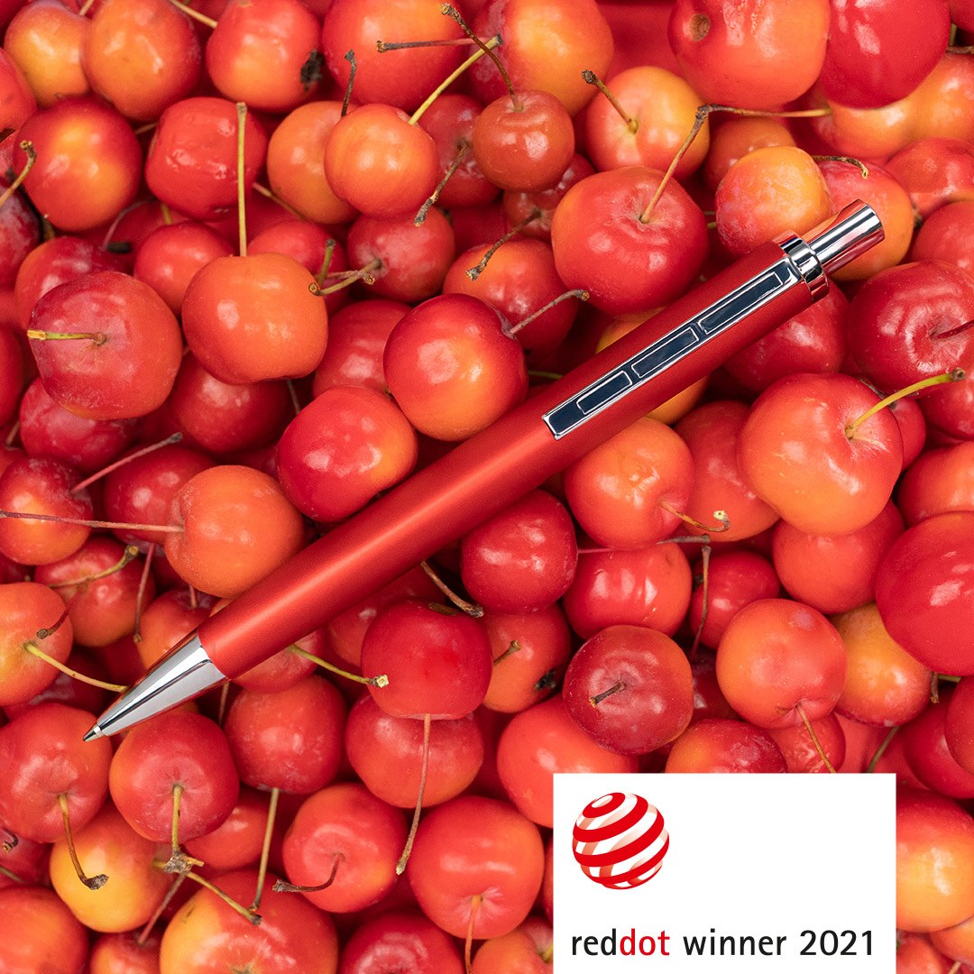 Staedtler 444 M02-3 Triplus Premium Retractable Ballpoint Pen Red