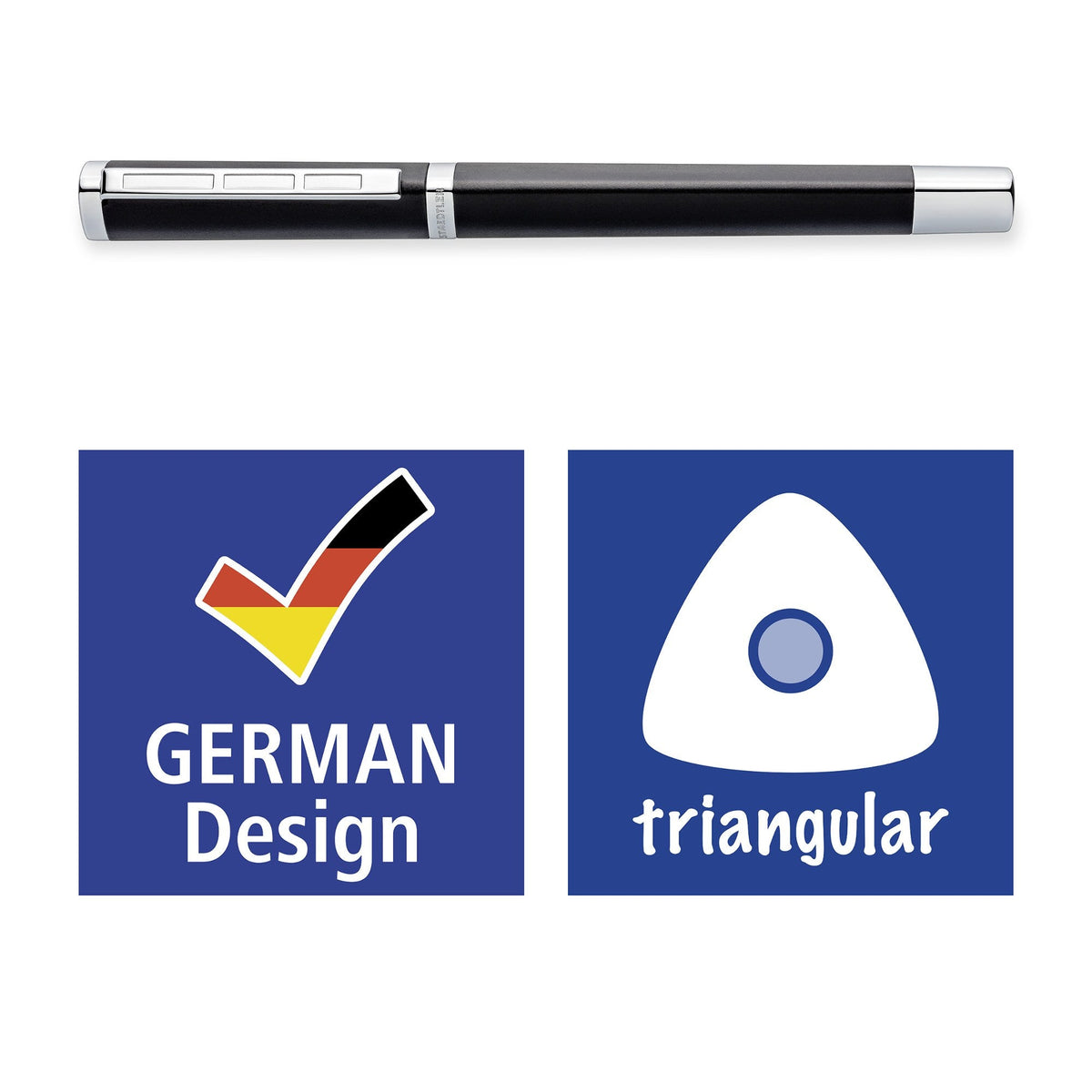Staedtler 474 M09-3 Triplus Premium Fountain Pen Medium Anthracite