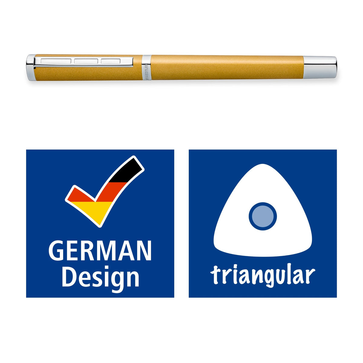 Staedtler Triplus Premium Fountain Pen Medium Gold 474 M11-3