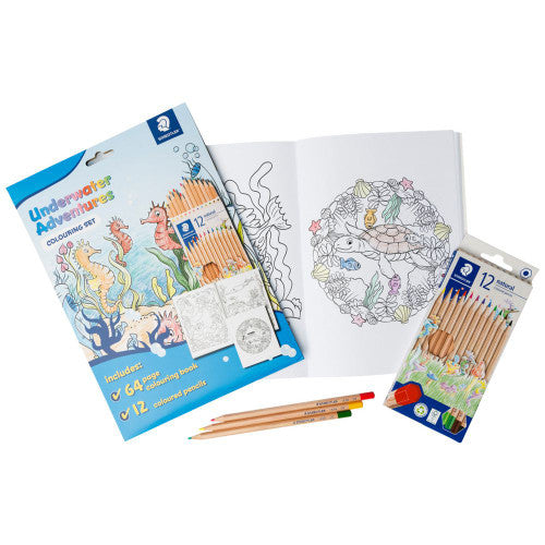 Staedtler Underwater Adventures Colouring Set Ages 3+ 143N SET4