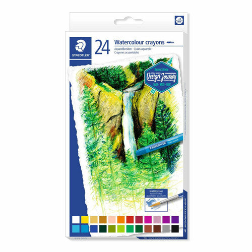 Staedtler Watercolour Crayons Box 24 Assorted 223 C24