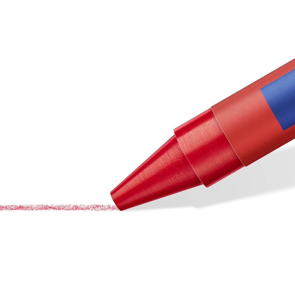 Staedtler Wax Crayons 8mm Round Pack 12 Assorted 220 08 C12
