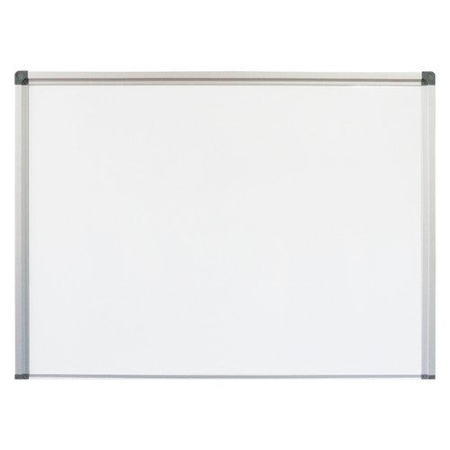 Rapidline Standard Whiteboard 2400 x 15 x 1200mm Aluminium Frame