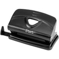 Stat 2-Hole Small Metal Punch Black 10 Sheet Capacity