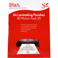 Stat A4 Laminating Pouches 80 Micron Pack of 50