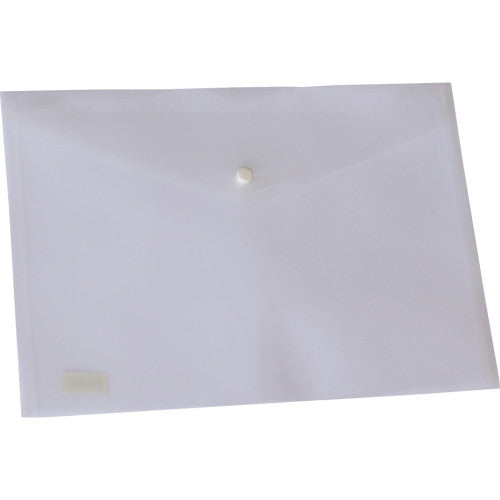 Stat A4 PP Document Wallet with Button Clear Pack 10