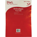 Stat C4 Kraft Envelopes Peel and Seal Pack 100