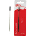 Stat Pen Refills Cross Style Ballpoint Medium Black Pack of 10