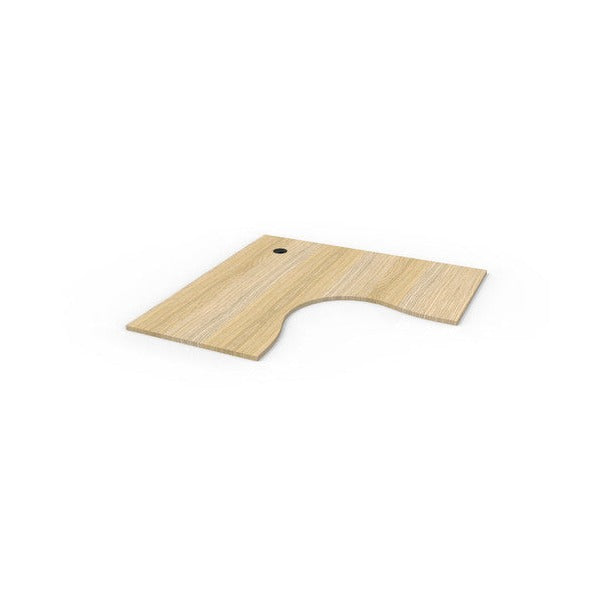 Rapidline Corner Workstation Top 1500 x 1500 x 750 x 25mm Only Natural Oak