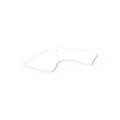 Rapidline Corner Workstation Top 1500 x 1500 x 750 x 25mm Only Natural White