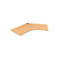 Rapidline Corner Workstation Top 1500 x 1500 x 700 x 25mm with Cable Port Only Beech