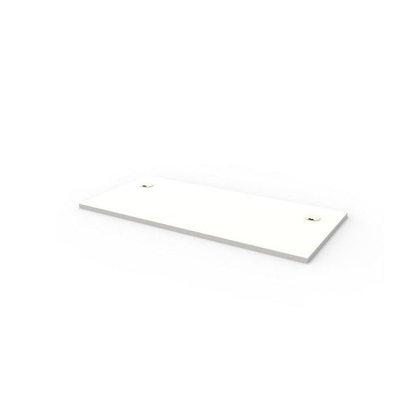 Rapidline Rectangle Table Top 1500 x 700 x 25mm with 2 Cable Port Only Natural White