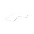 Rapidline Corner Workstation Top 1800 x 1500 x 750 x 25mm Only Natural White