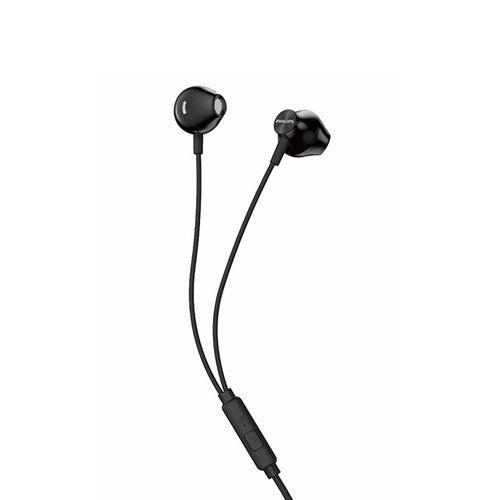 Philips In-Ear Wired Earbud with Mic Black
