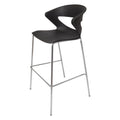 Rapidline Taurus Indoor Hospitality Stool with Footrest Bar Black