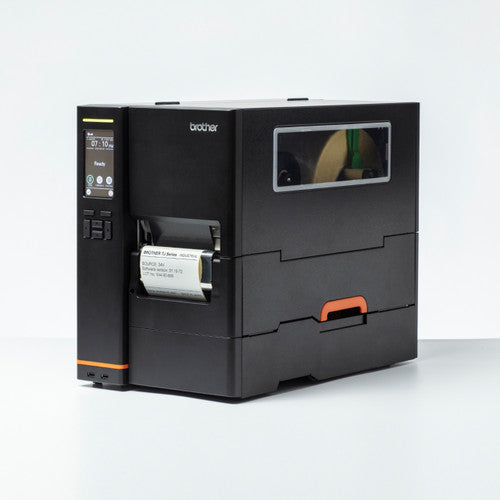 Brother TJ-4522TN 4 Inch Titan Industrial Label Printer with Internal Label Rewinder, LCD Display, USB and Network Connectivity