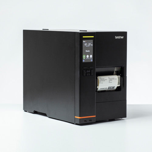 Brother TJ-4522TN 4 Inch Titan Industrial Label Printer with Internal Label Rewinder, LCD Display, USB and Network Connectivity