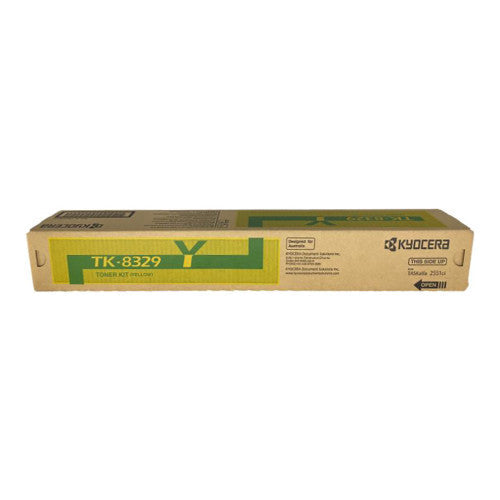 Kyocera TK8329Y Toner Cartridge Yellow 12000 Pages