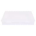 Zart A4 Storage Box 32 x 23 x 5cm Plastic Slim Stackable Paper and Artwork Box
