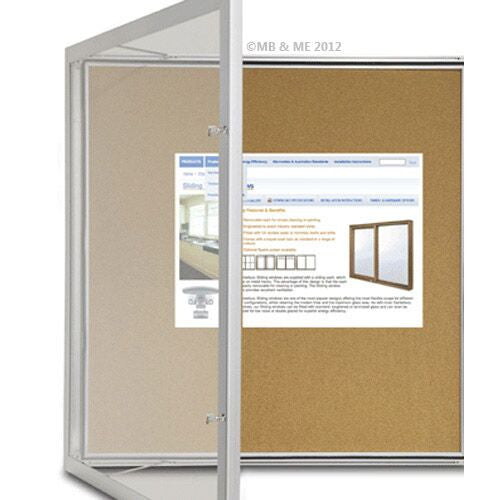 Visionchart TX6001 TX Notice Case Weather Resistant Cork Background (9-A4's) 820 x 1080mm