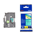 Brother TZe-731 Laminated Label Tape 12mm Black on Green