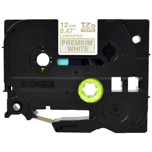 Brother TZe-PR234 Premium Label Tape 12mm Gold on Glitter White